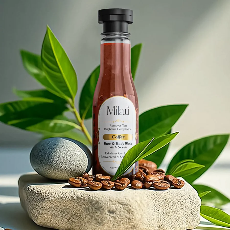 Milau Coffee Face & Body Wash | Available in : 200ml & 400ml