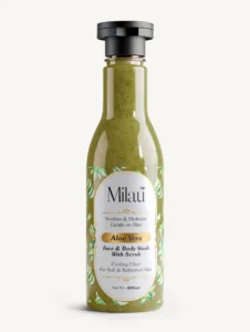 Milau Aloe Vera Face & Body Wash with Scrub