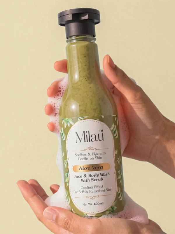 aloe vera face and body wash soothing cleanser fresh skin