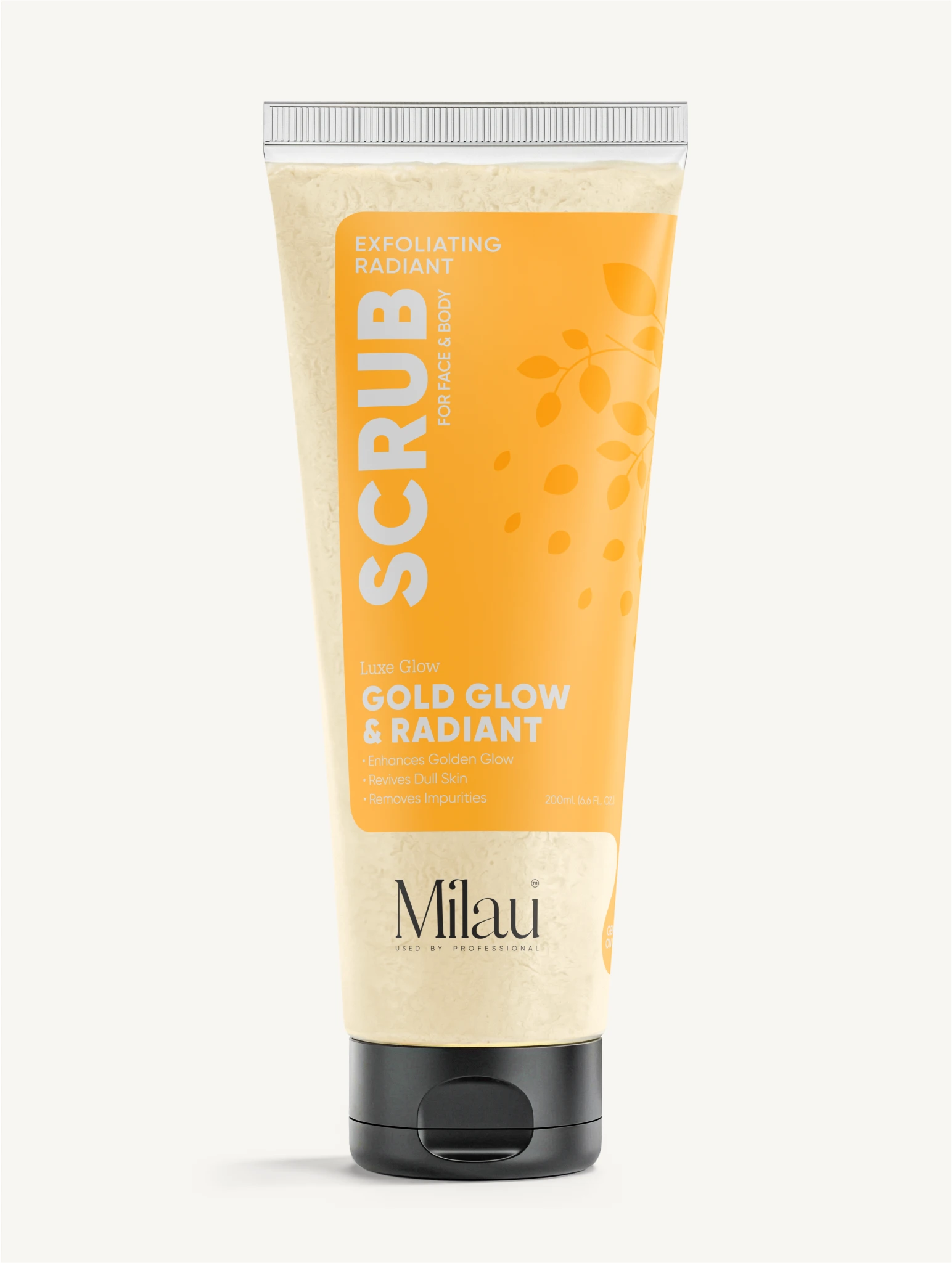 Best Face & Body Scrub for Glowing Skin | Tan Removal Scrub | Body Polishing Scrub for Dead Skin Removal | Instant Glow Exfoliating Scrub | Paraben Free | Milau