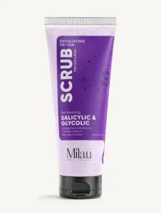 Milau Salicylic & Glycolic Scrub for face & body