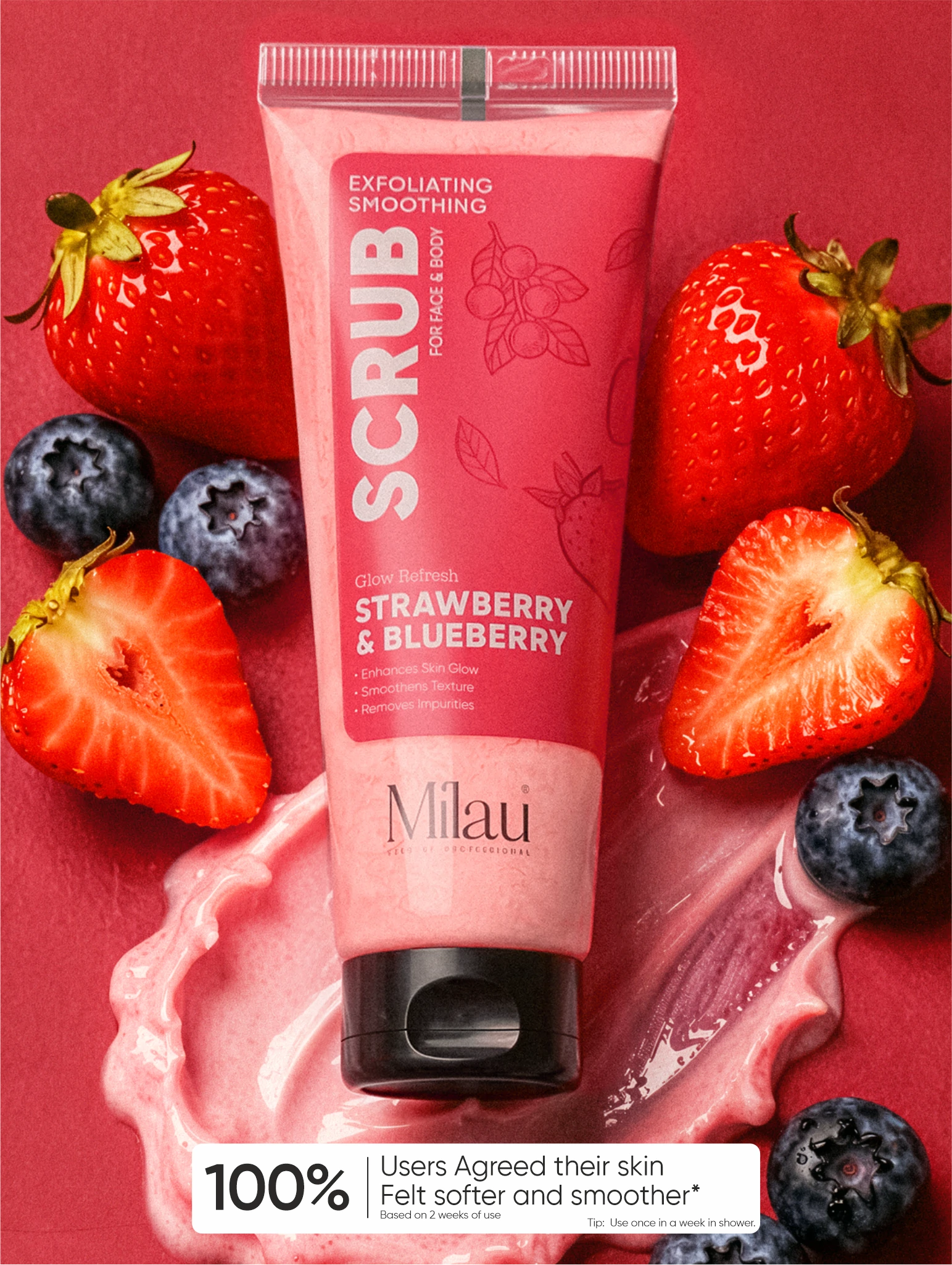 Antioxidant Body Scrub for Bright & Radiant Skin | Milau
