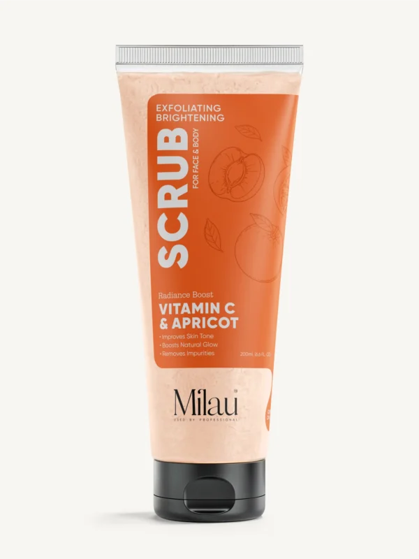 vitamin c face and body scrub for glowing skin tan removal gentle exfoliating scrub