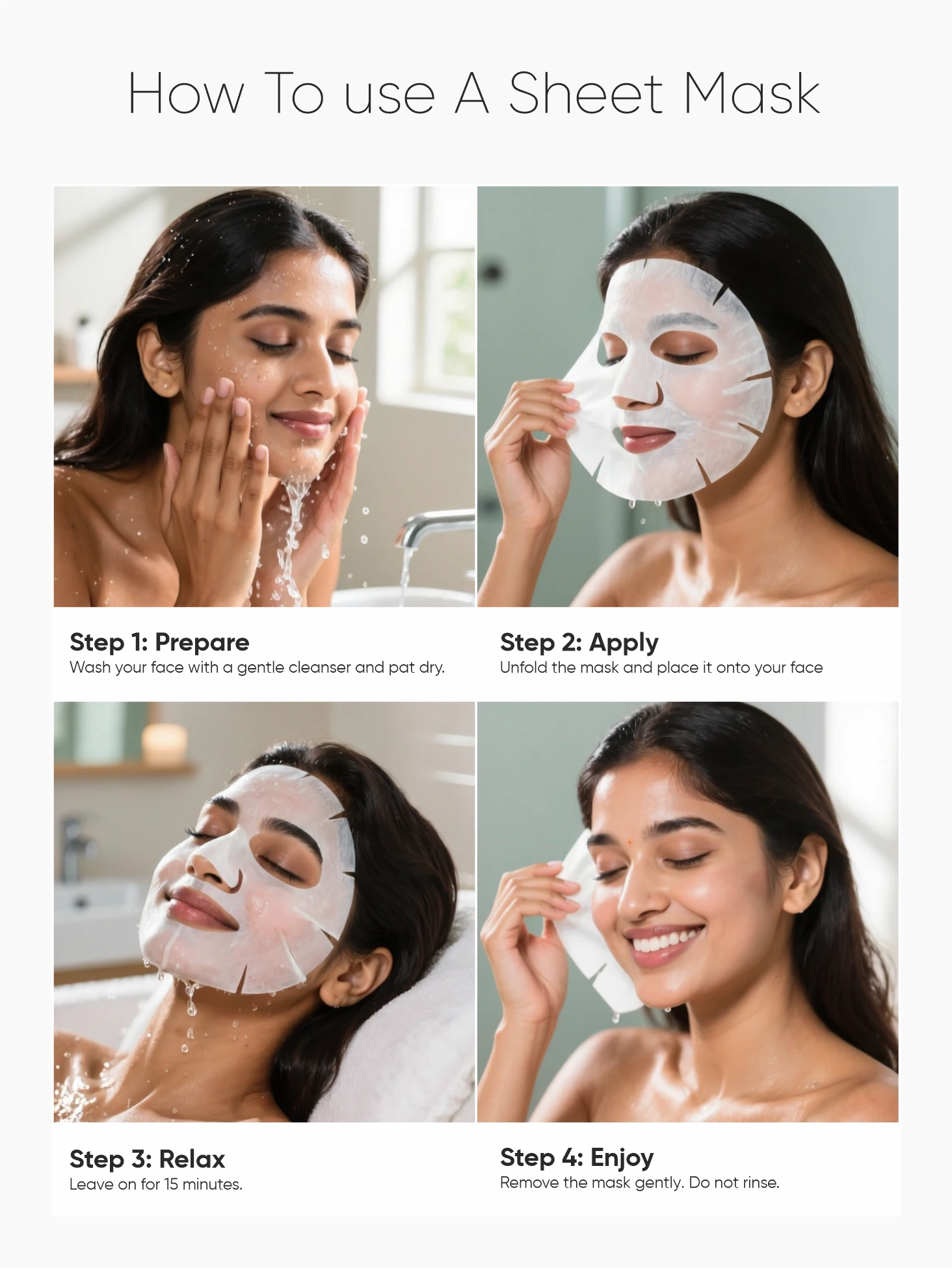How to Use Sheet Mask for Best Results | Milau Skincare Guide