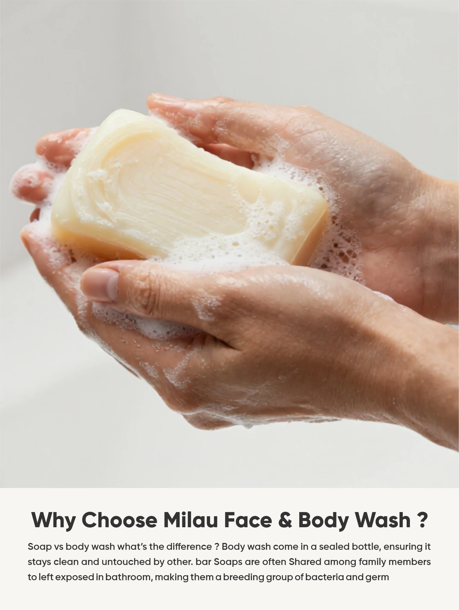 Body Wash vs Soap – Better Hygiene & Skin Care Choice | Milau