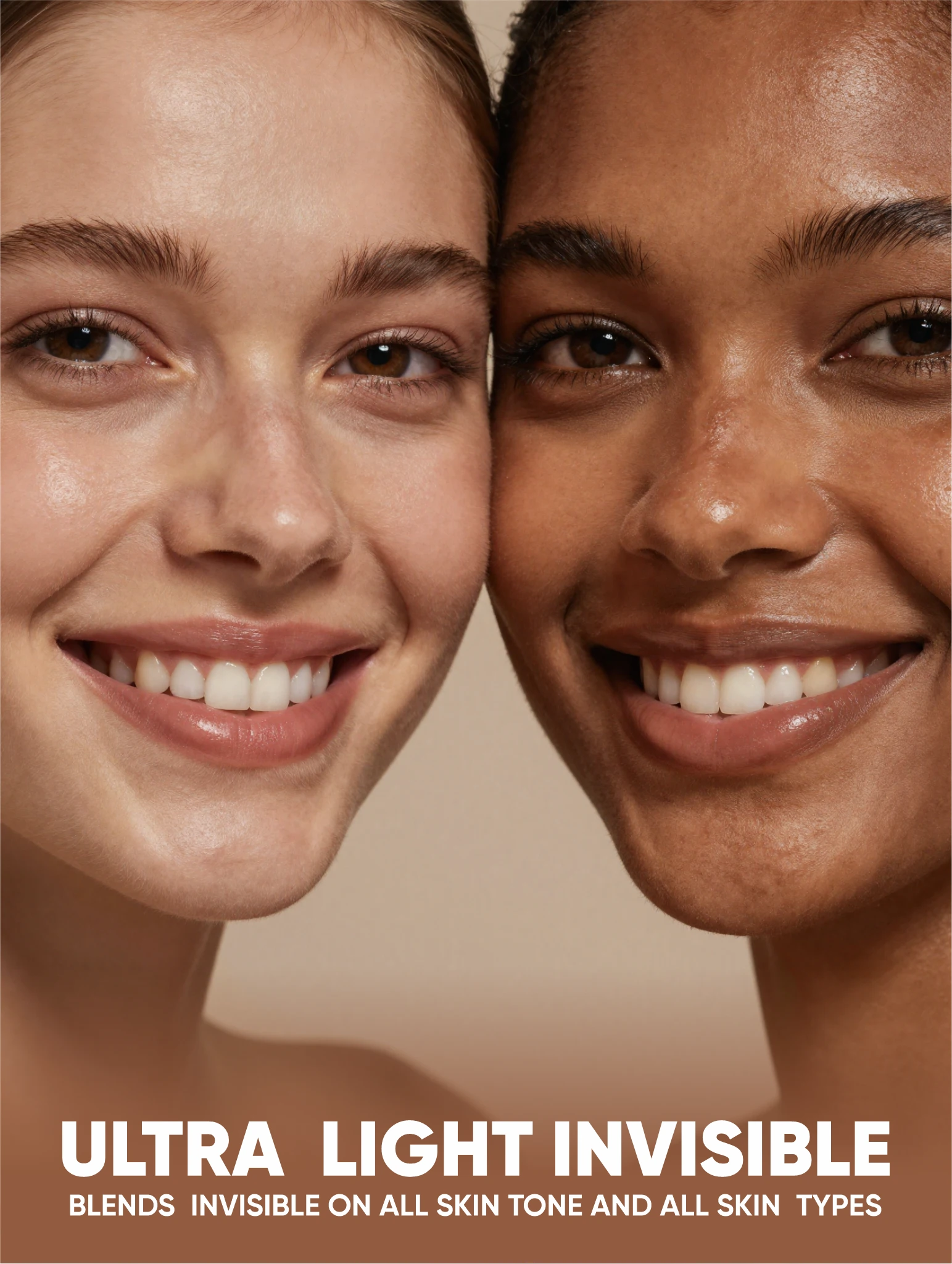 Ultra Light Invisible Sunscreen for All Skin Tones | No White Cast SPF 50 | Milau