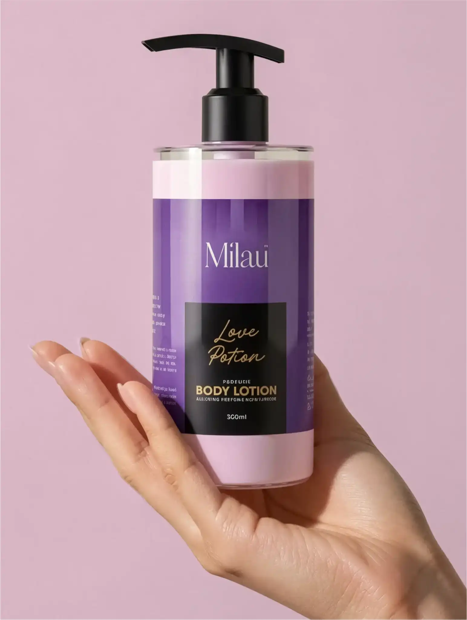 Milau Love Potion Perfume Body Lotion – Deep Moisturizing & Long Lasting Fragrance (300ml)