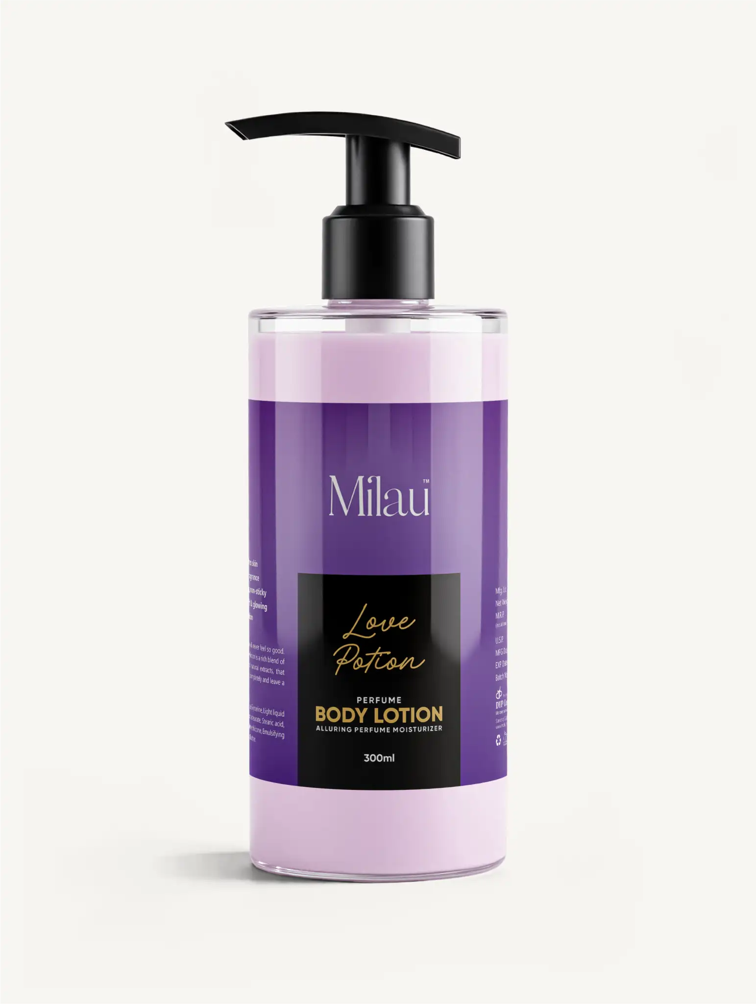 Milau Love Potion Perfume Body Lotion – Deep Moisturizing & Long Lasting Fragrance (300ml)