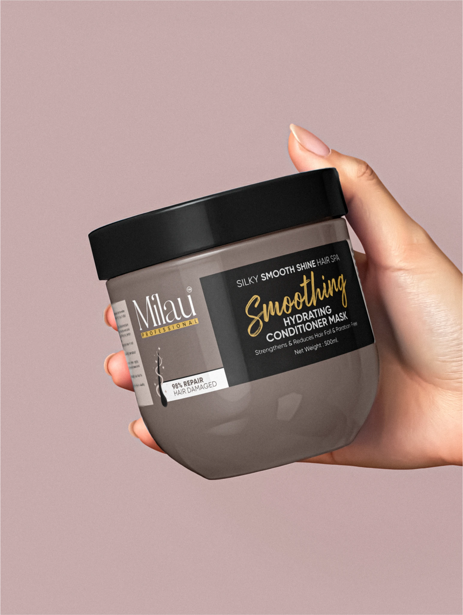 Silky Smooth Conditioner Mask | Frizz Control & Shine Boost | Milau