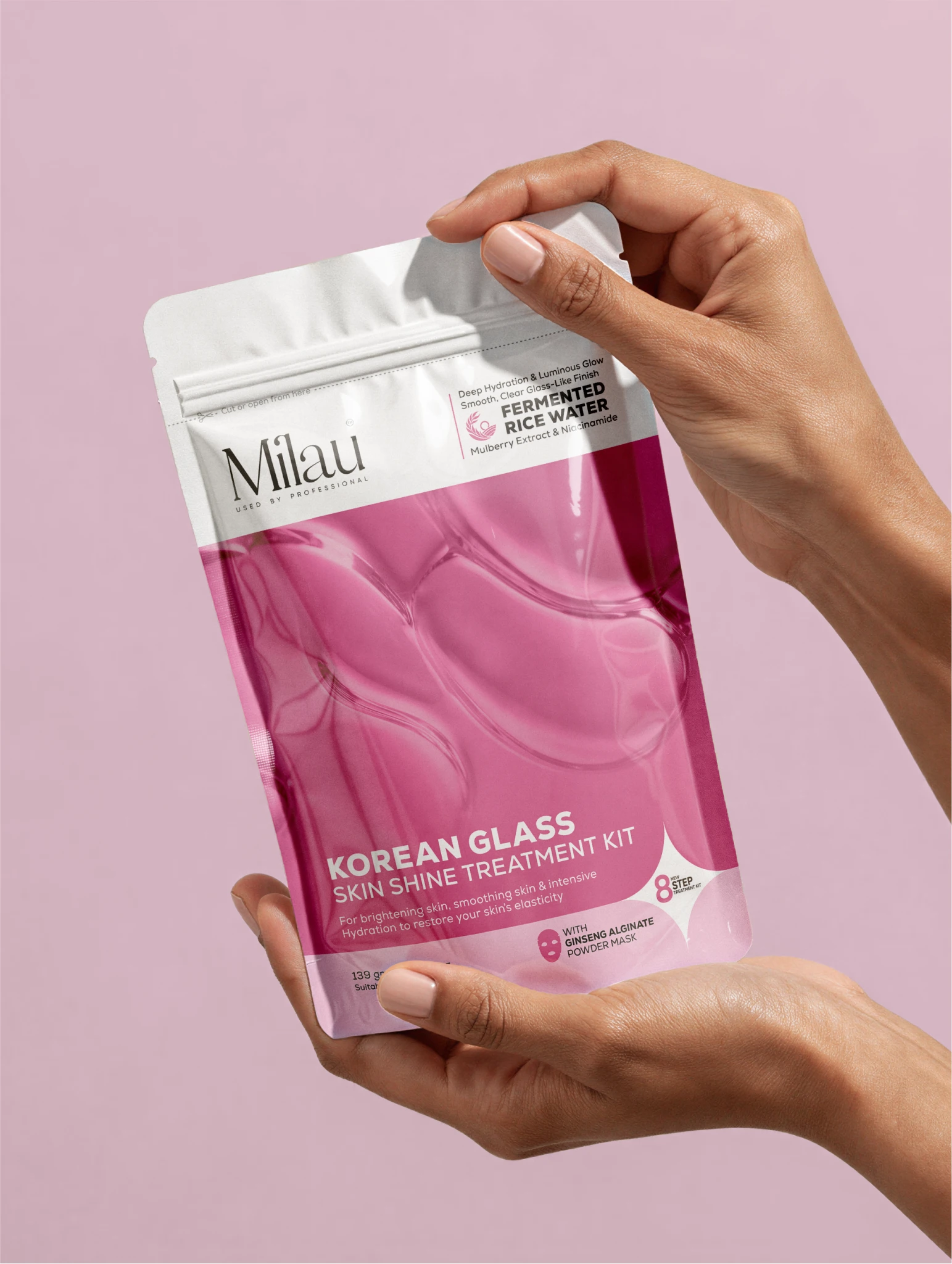 Korean Glass Skin Facial Kit for Home Use | Brightening & Hydration Skincare Kit | Milau