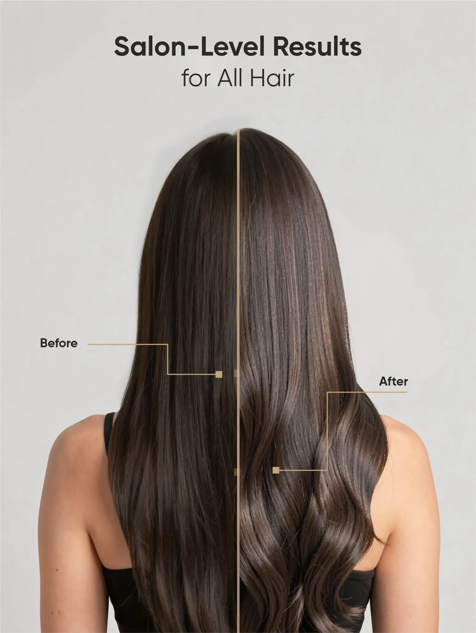Before and After Hair Serum Results – Smooth, Frizz-Free & Shiny Hair | Milau