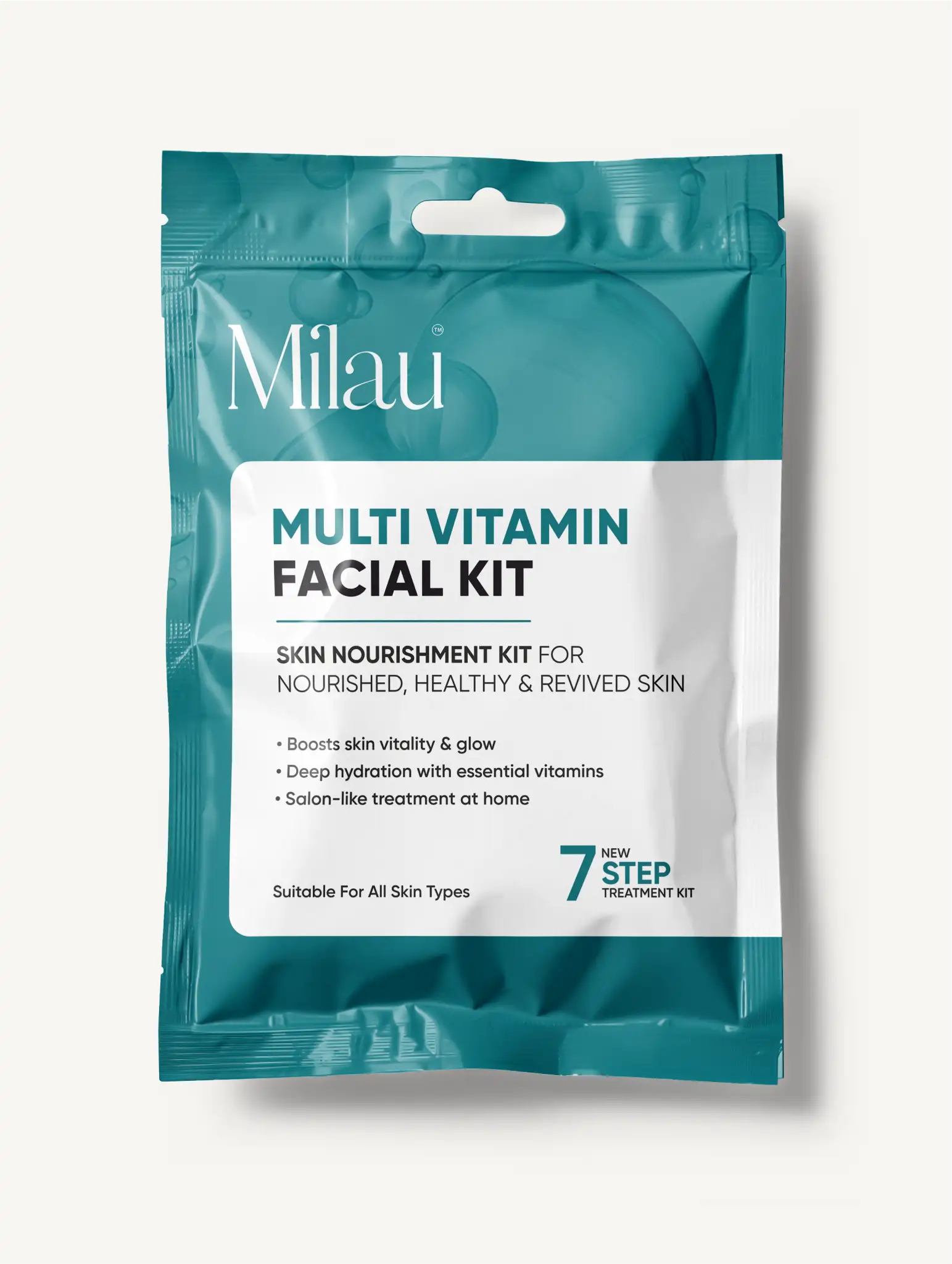 Milau Multi Vitamin Facial Kit – Skin Nourishment 7 Step Facial Kit for Healthy & Revived Skin