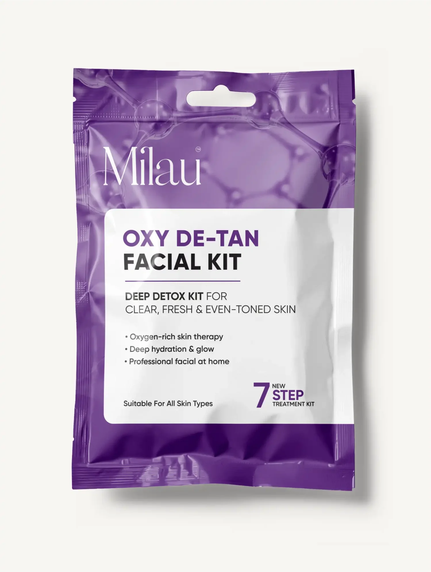Milau Oxy De-Tan Facial Kit – Deep Detox kit For Clear, Fresh & Even Toned Skin