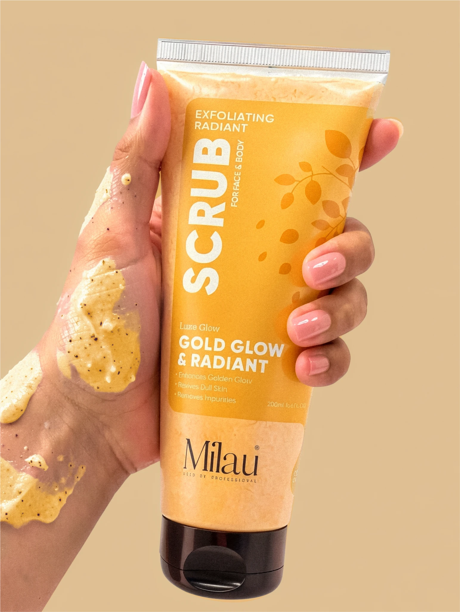 Exfoliating Scrub Texture for Deep Cleansing & Dead Skin Removal | Milau