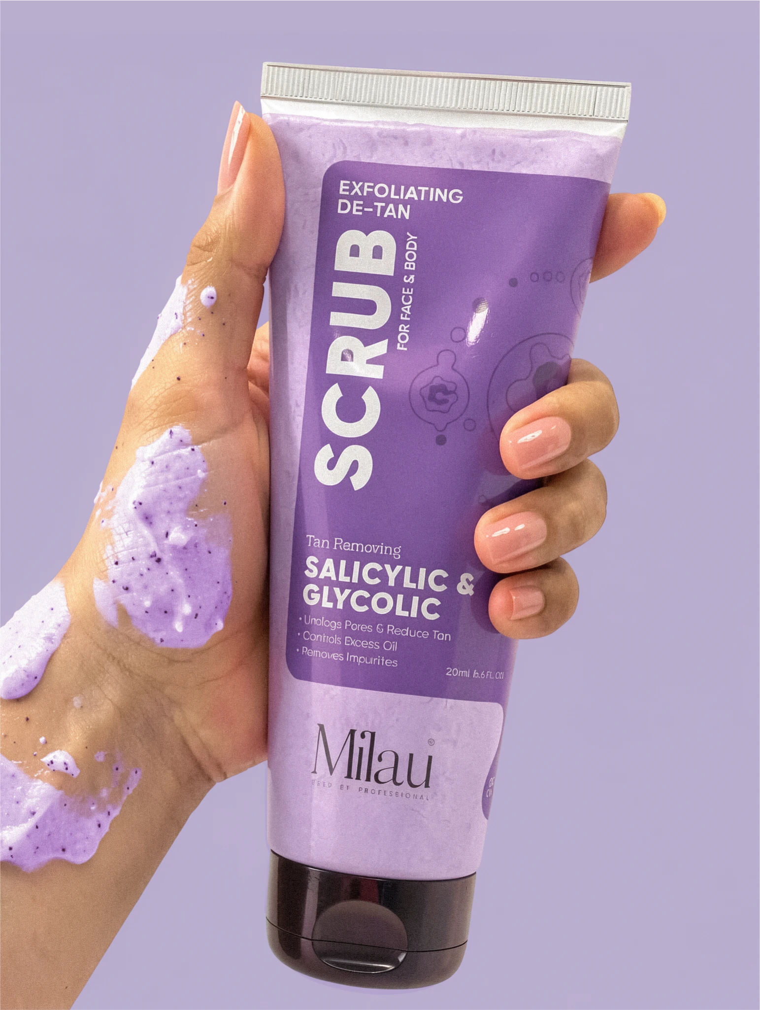 Deep Cleansing Scrub Texture for Pore Unclogging | Milau