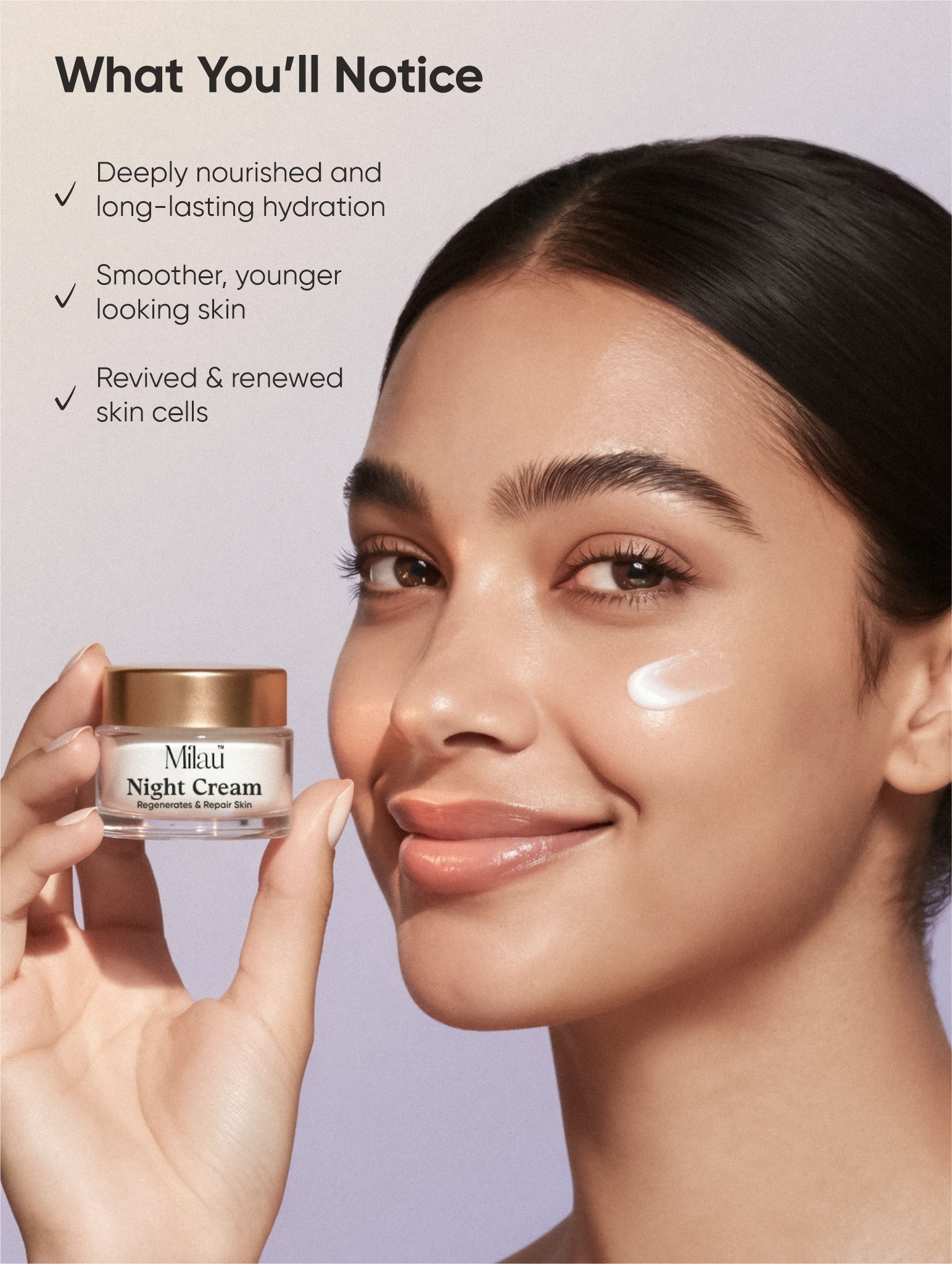 Night Cream Benefits | Hydration, Anti Aging & Skin Renewal Results | Milau