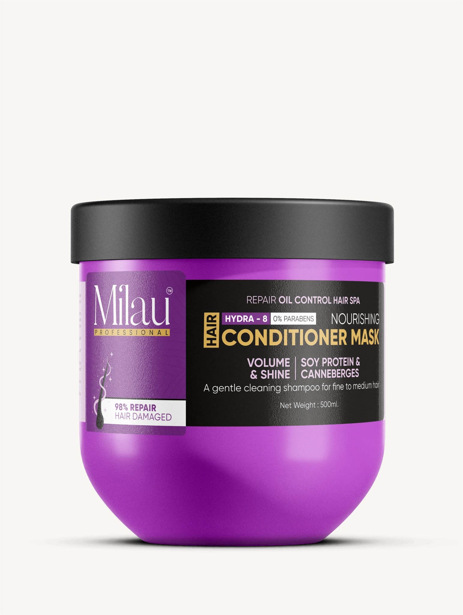 Oil Control Hair Mask | Lightweight Nourishing Conditioner | Milau