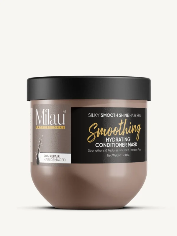 smooth shine hair spa mask for deep hydration and frizz free silky hair
