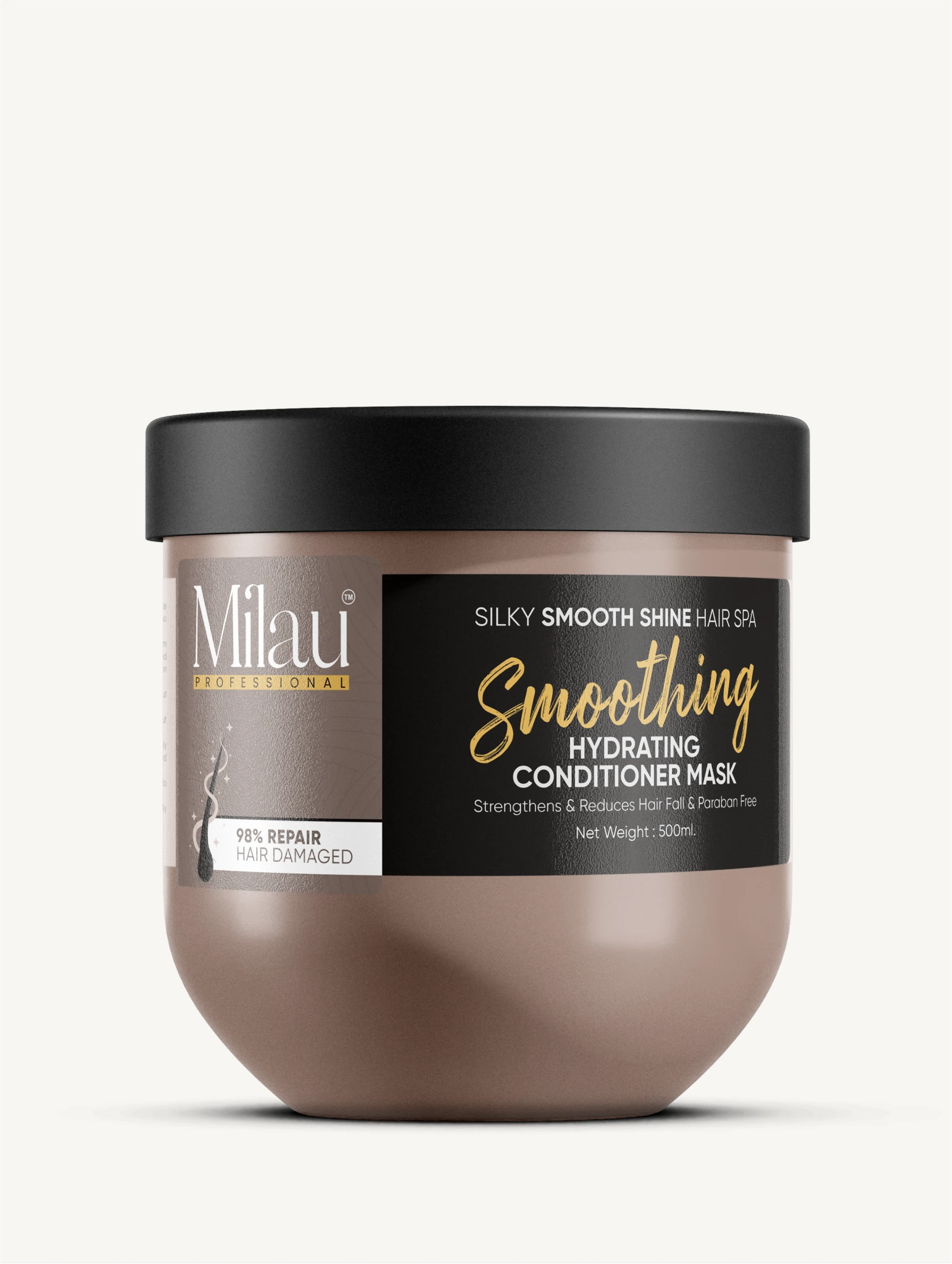 Smooth & Shine Hair Spa Mask | Deep Hydration Treatment | Milau