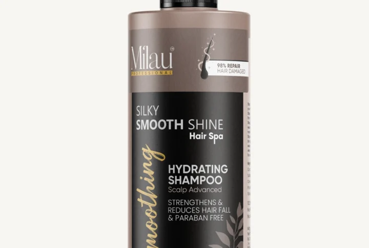 keratin hydrating shampoo bottle for dry frizzy damaged hair repair and smooth shine hair spa