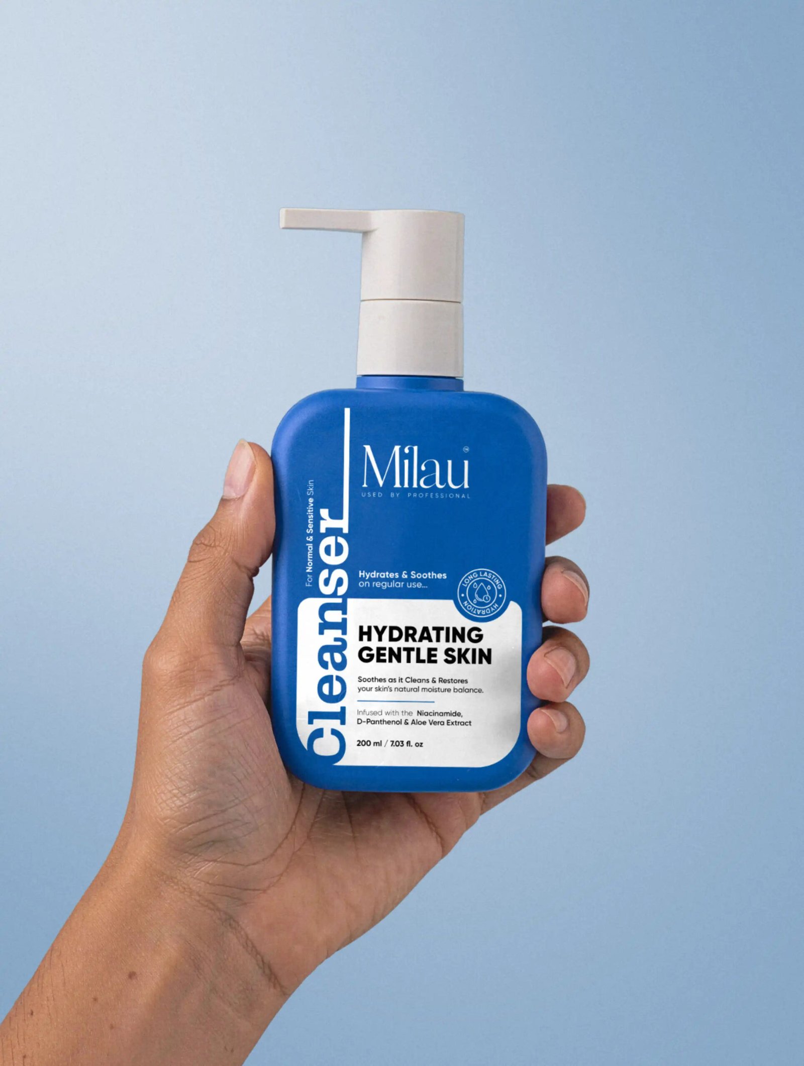Milau Hydrating Gentle Face Wash – Hero Shot